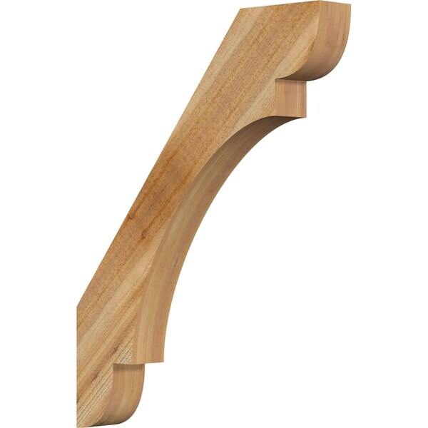 Ekena Millwork 4"W x 28"D x 36"H Olympic Rough Sawn Knee Brace, Western Red Cedar BRC04X28X36OLY00RWR - main
